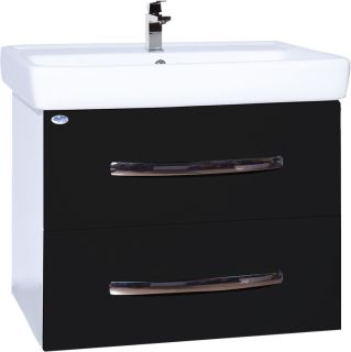 Тумба под раковину Bellezza Рокко 70см чёрный 00000010159